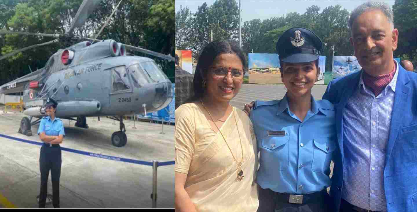 Bhumika mangoli Officer AirForce of ranikhet almora uttarakhand