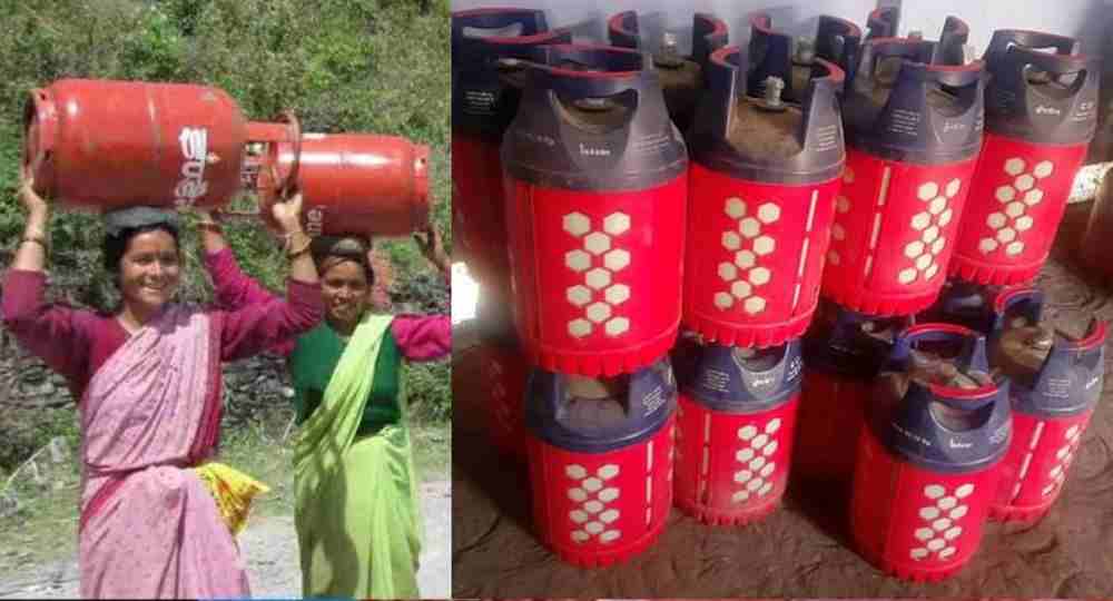 New Fiber LPG gas cylinder Indane Uttarakhand