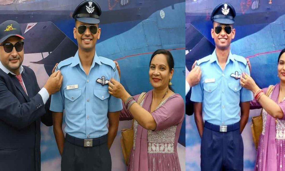 Sahil Sharma flying Officer