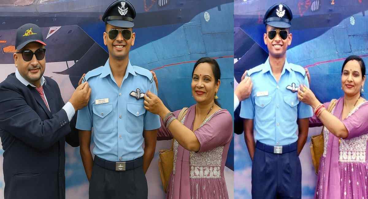 Sahil Sharma flying Officer